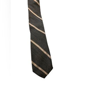 J.crew mens diagonal stripes handmade wools tie silk wool new
